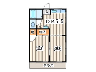 スワン２１の物件間取画像